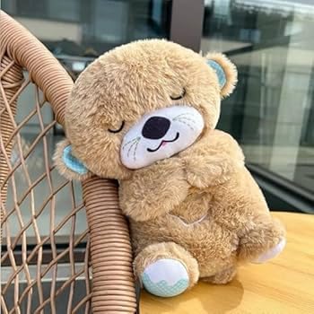 Goyal's Breathing Teddy Bear with Music for Baby Sensory Sleep Lights Rhythmic Soft Toy, Lights and Breathing Motion, Breathing Toy Teddy Bear with Lights | Best Gift for Kids (Brown)