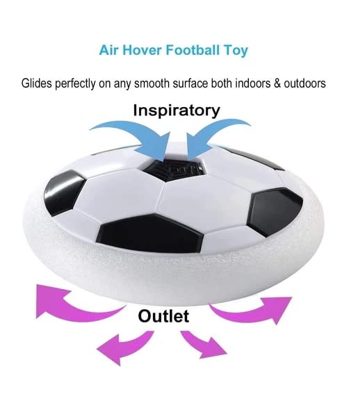 Floating Football Goyal's Floating Hover Football with Colorful Flash Light Effect | Ind