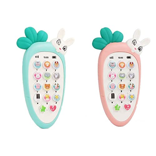Goyal's Rabbit Intelligent Baby Cell Phone Mobile Toy for Kids, Toddlers with Music, Ringtones, Lights (Multi Color)