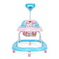 Goyal's Cartoon Baby Adjustable Walker - Music & Rattles with Parental Handle (Blue & Pink)