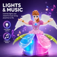Goyal's Dancing Angel परी Doll Girl 360 Degree Rotating with Music & Flashing Lights Toy for Kids
