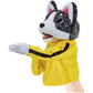 Goyal's Kung Fu Dog, Kung Fu Husky, Punching Puppet, Gloves Doll Children's Game Plush Toys Stuffed Hand Puppet Dog Action Toy with Sound and Boxing Action for Kids Gifts