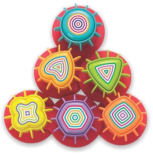 Goyal's Spinning Joy - A Shape ‘N’ Spin Gear Sorter, Developmental Activity Toy for Kids Ages 2-4 Years Toddlers Sortering Game with Multiple Colors and Shapes