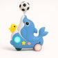 Goyal's Dolphin Musician Toy with Levitation Ball on Nose Along with Dazzling Light and Music - Multicolor