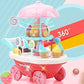 Goyal's Ice Cream Toy Sweet Cart Play Set for Kids Pretend Play Food - Educational Ice-Cream Trolley Truck Great Gift for Girls and Boys Ages 3-12 Years Old ( Non Musical)