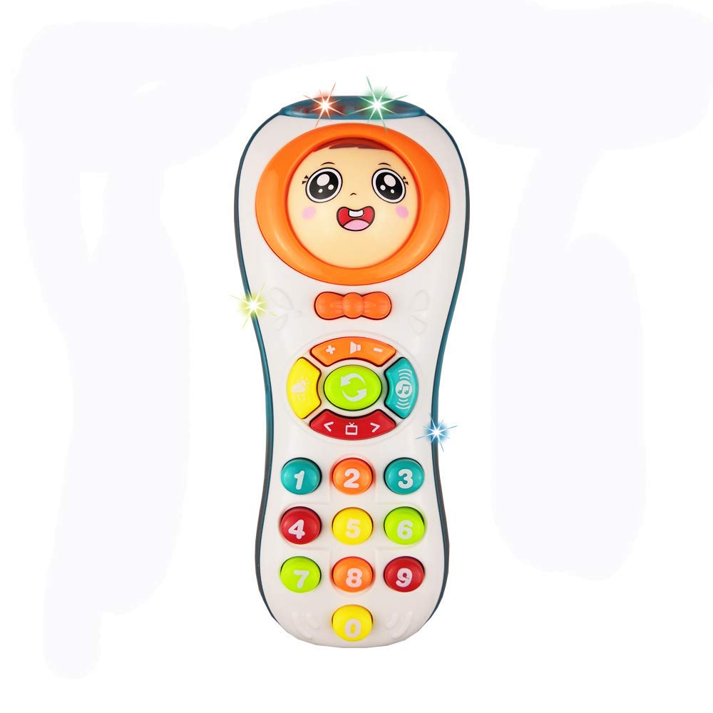 Goyal's Musical Remote Toy 6 Months, Toys for 1-3 Year Old Baby Boys and Girls Birthday Gift Baby Toddlers