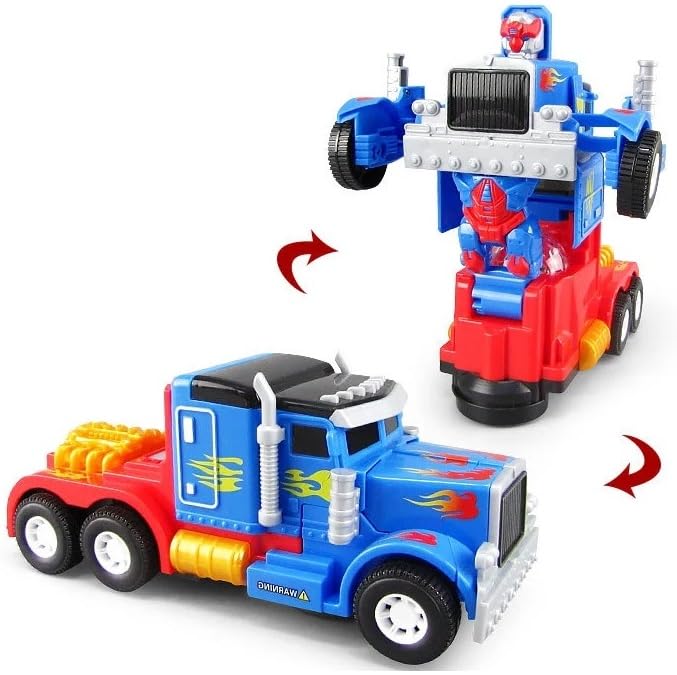 Goyal's Transforming Deform Truck Robot Toy - Lights, Music, and Endless Fun for Kids