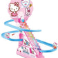 Goyal's Cat Slide Toy Set, Automatic Stair-Climbing Race Track Set with Lights and Music (Cat Track Set)