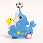 Goyal's Dolphin Musician Toy with Levitation Ball on Nose Along with Dazzling Light and Music - Multicolor