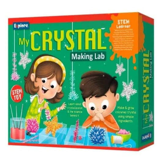 Goyal's Science Experiment My Crystal Making Lab STEM Learner | Educational DIY Activity Toy Kit for Kids Ages 6+ | Learning and Creative Fun for Boys and Girls