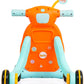 Goyal's TINY STEP Baby Walker Early Education Activity Center with Lights, Sounds and Ball Game, Baby Push Walker - Orange & Blue