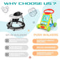 Goyal's Baby Activity Walker - Toddler Learning Toys for 6 Months -15 Months Old (Yellow)