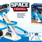 Goyal's Astronaut Space Slide Track Racing Toys for Kids - Small Space Cartoon Stair Climbing Toys for Kids, Escalator Toy with Lights and Music - 3 Space Cartoon Toy Included