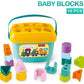 Goyal's Baby's First Shape Sorting Blocks Learning- Educational Activity Toys with 16 Building Blocks - Multicolor