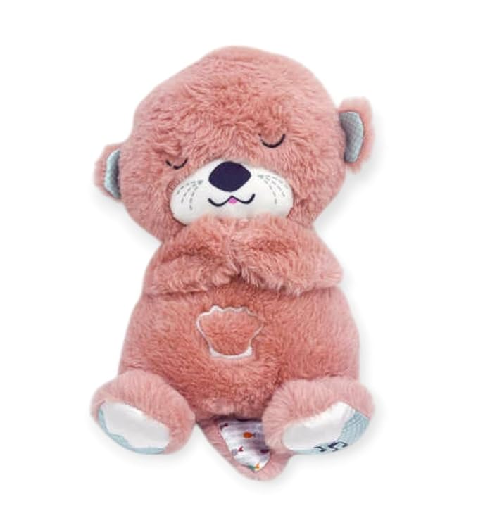 Goyal's Breathing Teddy Bear with Music for Baby Sensory Sleep Lights Rhythmic Soft Toy, Lights and Breathing Motion, Breathing Toy Teddy Bear with Lights | Best Gift for Kids (Pink)