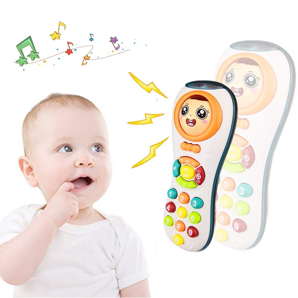 Goyal's Musical Remote Toy 6 Months, Toys for 1-3 Year Old Baby Boys and Girls Birthday Gift Baby Toddlers