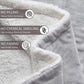 Goyal’s Ultra Soft Flannel Sherpa Blanket for Winter | Single Bed Reversible Plush Blanket 55 x 90 Inches | Thick, Warm & Cozy Dual Layer Microfibre Throw | Fade & Wrinkle Resistant - Silver Grey