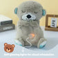 Goyal's Breathing Teddy Bear with Music for Baby Sensory Sleep Lights Rhythmic Soft Toy, Lights and Breathing Motion, Breathing Toy Teddy Bear with Lights | Best Gift for Kids (Dark Grey)