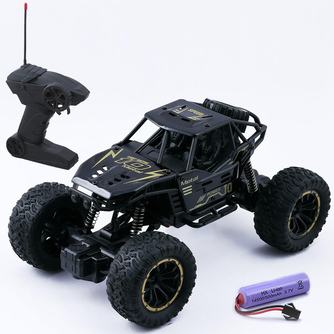 Goyal's Rc Monster Truck Remote Control Car for Kids Rock Crawler, 5 Function 1:18 Rc Car Toys for Boys 2Wd Offroad High Speed Remote Car Toys for Kids 5 years 12