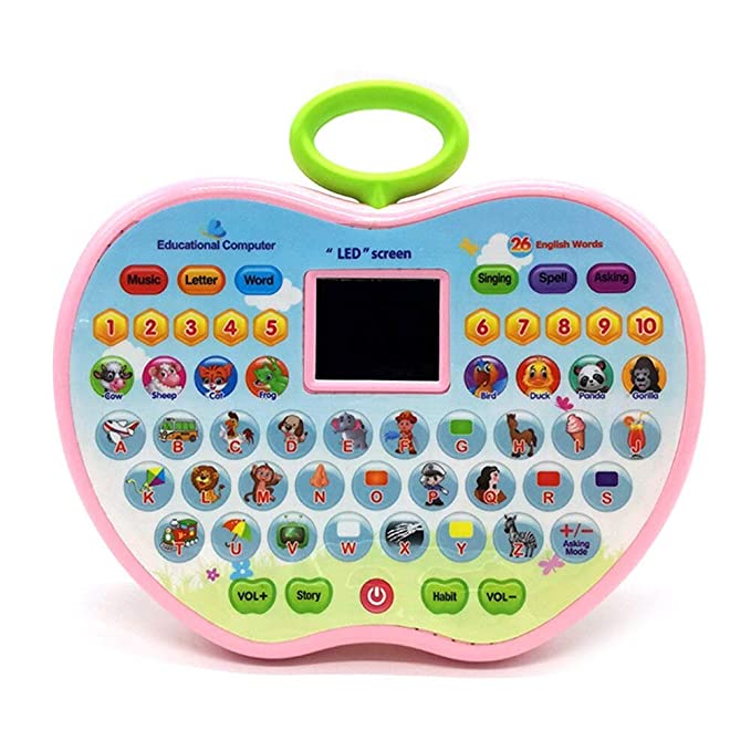 Goyal's Play & Learn Educational Learning Laptop Toy | Alphabets/Counting/Words and More Functions