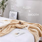 Goyal’s Ultra Soft Flannel Sherpa Blanket for Winter | Single Bed Reversible Plush Blanket 55 x 90 Inches | Thick, Warm & Cozy Dual Layer Microfibre Throw | Fade & Wrinkle Resistant - Golden Beige