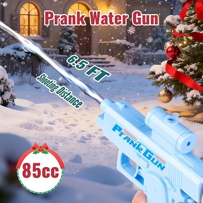 Goyal's Prank Water Gun, 8.5 FT Shooting Distance, 85cc Capacity, Multiple Colors Available, Toy Gun for Kids and Adults
