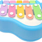 Goyal's Musical Multi Keys Xylophone and Piano, Non Toxic, Non-Battery for Kids & Toddlers, Plastic (5 Keys Blue)