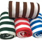 Goyal's Polar Fleece Single Bed Stripes Design AC Blanket Pack of 4 - (Multicolor)