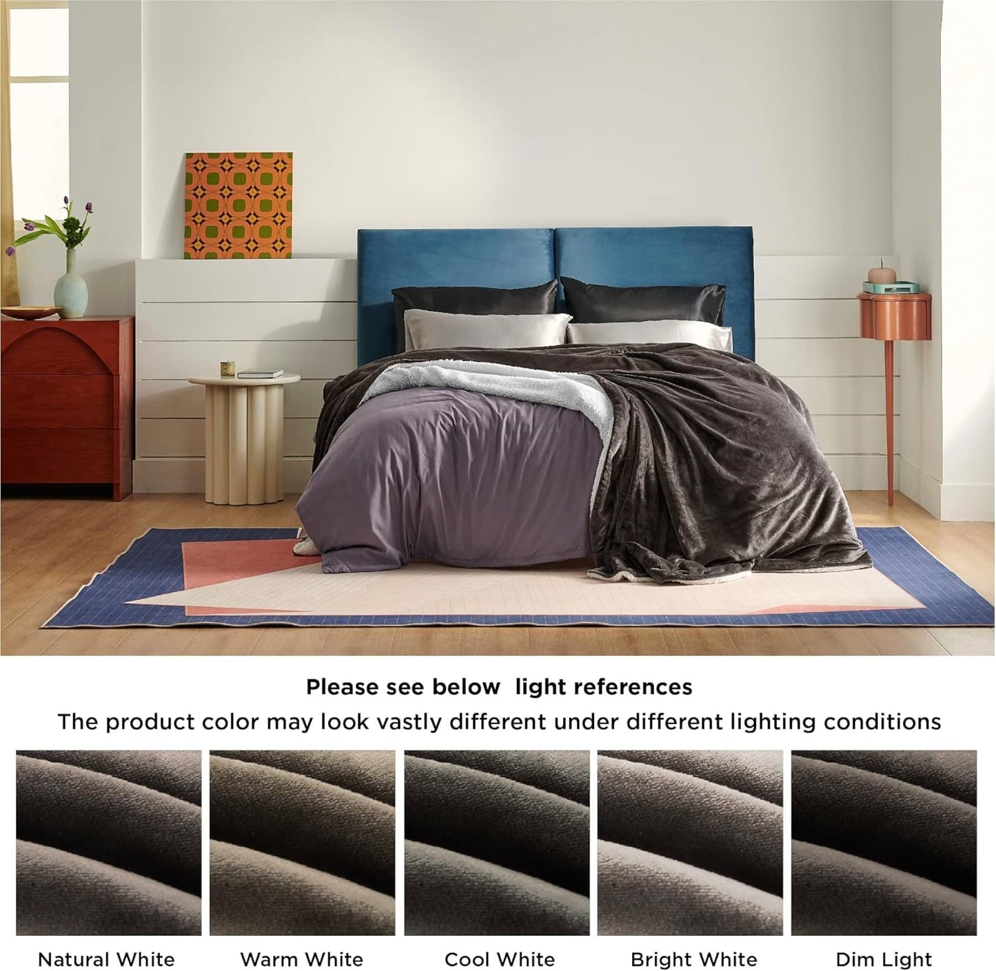 Goyal’s Ultra Soft Flannel Sherpa Blanket for Winter | Single Bed Reversible Plush Blanket 55 x 90 Inches | Thick, Warm & Cozy Dual Layer Microfibre Throw | Fade & Wrinkle Resistant - Choco Brown