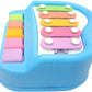 Goyal's Musical Multi Keys Xylophone and Piano, Non Toxic, Non-Battery for Kids & Toddlers, Plastic (5 Keys Blue)