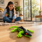Goyal's RC Wall Climbing Lizard Toy with Remote Control | LED Eyes | Wall & Ceiling Crawling Rechargeable Lizard | Indoor Climbing Toy for Kids, Boys & Girls