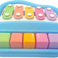 Goyal's Musical Multi Keys Xylophone and Piano, Non Toxic, Non-Battery for Kids & Toddlers, Plastic (5 Keys Blue)