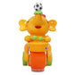 Goyal's Elephant Musician Toy, (Yellow) with Levitation Ball on Nose Along with Dazzling Light Drum Sound Music and Elephant Sound for Baby Toys