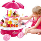 Goyal's Ice Cream Toy Sweet Cart Play Set for Kids Pretend Play Food - Educational Ice-Cream Trolley Truck Great Gift for Girls and Boys Ages 3-12 Years Old ( Non Musical)