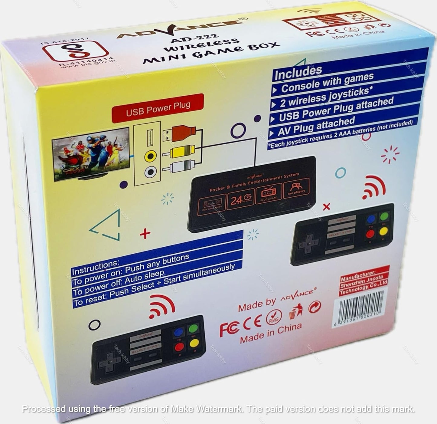 Goyal's Retro Mini TV Gaming Console | 620 Built-in Games, AV Output & 2 Controllers
