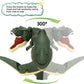 Goyal's Roaring & Head Swinging Dinosaur Toy for Kids with LED Light in Mouth & Realistic Actions Like - Rotating & Swinging Head and Tail, Movable Joints - Multicolor