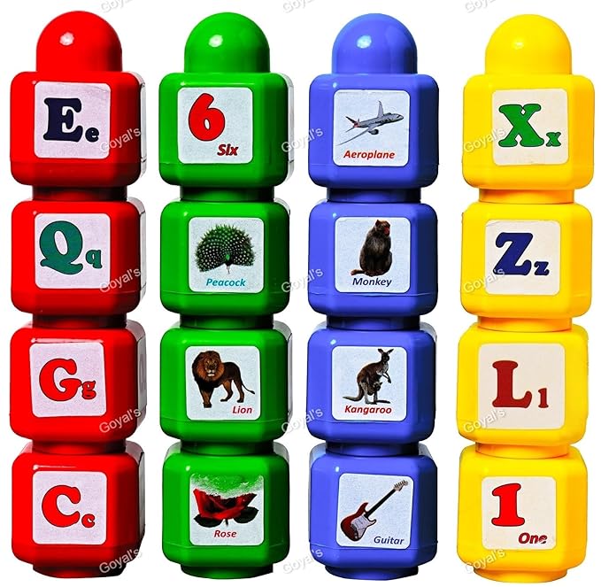 Goyal's Plastic Box Shape Puzzle Blocks for Kids, Puzzle for Children