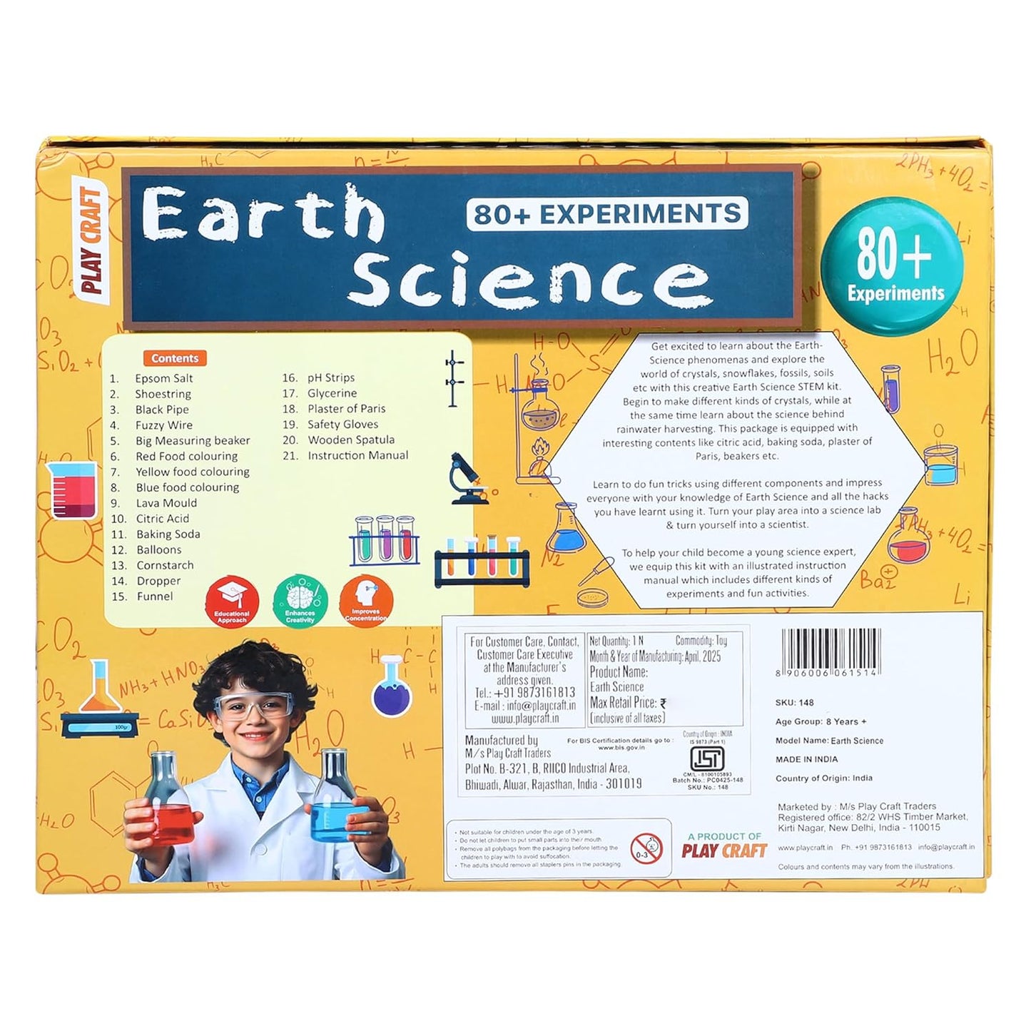 Goyal's Science Experiments STEM Learner Kit | Earth Science Lab Kit | Learning & Educational DIY Activity Toy Kit for Ages 6+