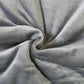 Goyal’s Ultra Soft Flannel Sherpa Blanket for Winter | Single Bed Reversible Plush Blanket 55 x 90 Inches | Thick, Warm & Cozy Dual Layer Microfibre Throw | Fade & Wrinkle Resistant - Silver Grey