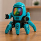 Goyal’s Dancing Six Claw Robot Toy with Music & LED Lights | Interactive Moving Robot for Kids | Musical Action Toy for Boys & Girls - Seagreen
