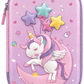 Goyal's Unicorn 3D EVA Hard Shell Pencil Case for Girls | Large Capacity Double Layer Stationery Box | Waterproof Cute Unicorn Pencil Pouch with Zipper | School Organizer for Kids Students