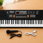 Goyal's Big Size 61-Key Electronic Keyboard Piano for kids, 16 Tones, 10 Rhythms, with Microphone, LED Display, for Ages 3+ Beginners Musical Toys