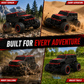 Goyal's Modern 2.4GHz RC Monster Truck Thar Jeep Car with Remote, Off-Road Toy, Red