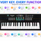 Goyal's Junior 37 Keys Keyboard Piano with Mic & USB | Kids Electronic Musical Keyboard | 8 Tones, 8 Rhythms, Animal Sounds, Record & Playback, Single Speaker