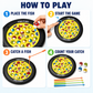 Goyal's Magnetic Musical Fishing Game | Rotating Fish Catching Toy with 21 Fishes & 4 Fishing Rods | Interactive Family Board Game for Kids | Black