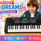 Goyal's Junior 37 Keys Keyboard Piano with Mic & USB | Kids Electronic Musical Keyboard | 8 Tones, 8 Rhythms, Animal Sounds, Record & Playback, Single Speaker