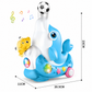 Goyal's Dolphin Musical Toy with Lights & Music | Interactive Rolling Dolphin Toy with Levitation Ball & Duck | Multicolor