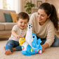 Goyal's Dolphin Musical Toy with Lights & Music | Interactive Rolling Dolphin Toy with Levitation Ball & Duck | Multicolor