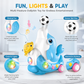 Goyal's Dolphin Musical Toy with Lights & Music | Interactive Rolling Dolphin Toy with Levitation Ball & Duck | Multicolor