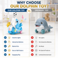 Goyal's Dolphin Musical Toy with Lights & Music | Interactive Rolling Dolphin Toy with Levitation Ball & Duck | Multicolor